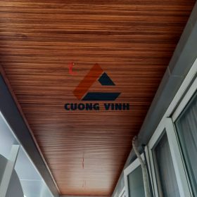 mái ban công nhựa nano phủ pvc